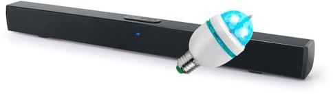 Barre de Son Muse M-1520 SBT, Puissance 50W, Bluetooth, Support Mural, Entrée AUX, RCA, Optique, télécommande, Ampoule DIAMS LED