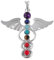 7 Chakra Stein Halskette Anhänger Yoga Punkt AUM Reiki Chakra Kristall Perle Gesundheit Amulett Lebensbaum Frauen Blume Anhänger