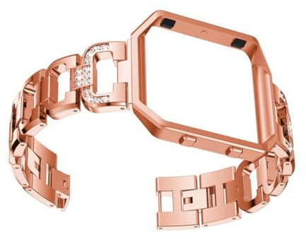 HOMSFOU Blaze Bands Laden 3 Uhrenarmband Smart Band Für Blaze Armbanduhr Blaze Uhrengürtel Blaze Armbänder Blaze Strap Blaze Uhrenrahmen Uhrenarmbänder Für Herren Fräulein Diamant Metall