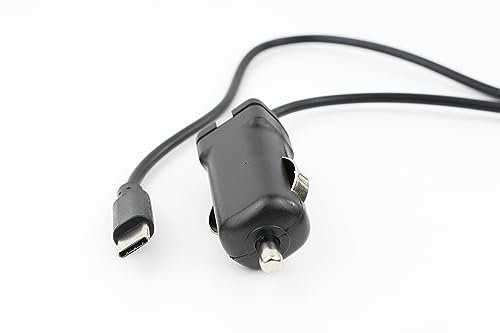 Car Charger compatible with Doro 8200 Plus, Output: 5V/3000mA 2.4A, Input: 12-24V, 1.10 meters, fast charging