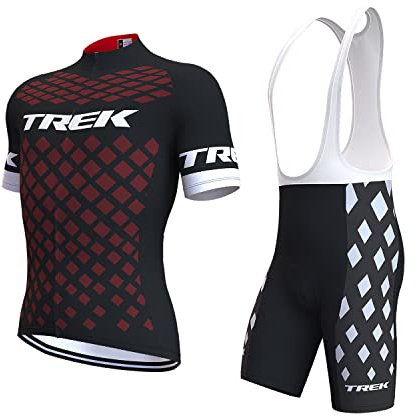 louizumify Maglia Ciclismo Uomini Tuta Manica Corta, Tuta Ciclismo Estate per Gli Uomini, Tuta Ciclismo per Gli Uomini Manica Corta, Traspirante Rapida asciugare Tuta Jersey Ciclismo