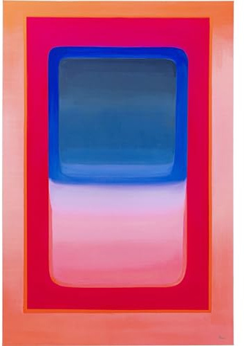 Kare Design Leinwandbild Tendency, 150x100 cm, Pink, Modern, Zimmerdekoration, Wanddekoration, Accessoire, Wandbild, Abstrakt, Wohnzimmer, Flur, Home Office