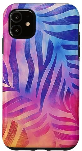 iPhone 11 Zebra Print Purple Pattern Case