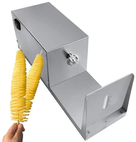 KJHYYPP Stainless Steel Spiral Potato Slicer, Potato Slicer, Spiral Slicer, Curly Fried Slicer, Suitable for Cucumber Carrot Onion Zucchini and Other Vegetable Spiral Slicer