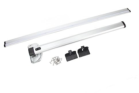 Pied de table pliable avec rail de guidage 725 mm en alliage d'aluminium amovible pour camping-cars, yachts