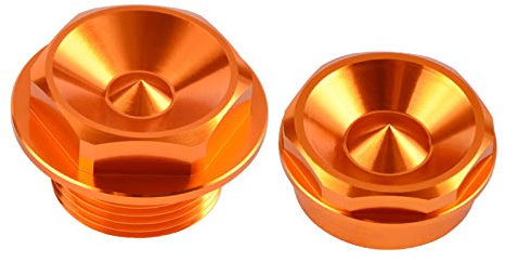 Perno Ruota Anteriore Dado Mandrino Collare for KTM 125-530 EXC EXCF XCW XCFW 2003-2015 125-450 XC XCF SX SXF 2003-2014 2013(Orange)