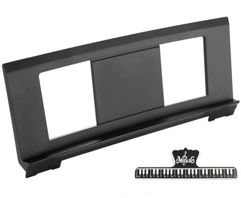 Konper Original Large Music Stand. Compatible with Yamaha PSR/YPT/KB/P/DGX Series Keyboard Music Score Stand, Keyboard Sheet Music Stand with 4 Music Book Clip