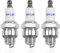 RJ19LM Zündkerze 3 Stück 4-Takt Rasenmäher Spark Plug Ersetzen für Briggs & Stratton 796112 RJ19LM 796112S 802592 5095K 492167 591040 Motorgeräte 3121-C5-0041