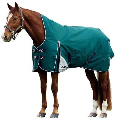 WeatherBeeta ComFiTec Plus Dynamic Turnout High Neck 100g, Forest Green/Navy, 6'0