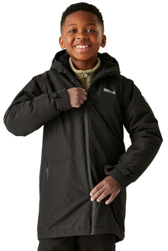 Regatta Kinder Farbank II wasserdicht Jacke Reflective Trims atmungsaktiv Winter Mantel