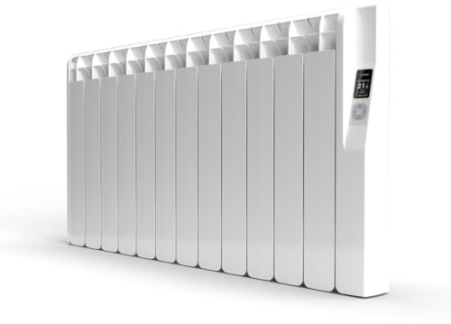 Radiador eléctrico Rointe Kyros WiFi 1800 W 8 elementos color blanco