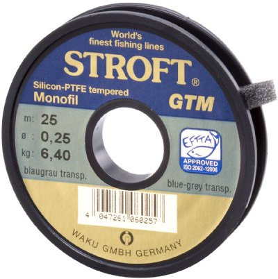 Stroft GTM monofil, 50m - Spule, 0,18mm, 3,60kg, blue-grey transp.