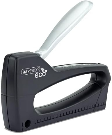 Rapesco 1137 ECO Germ-Savvy Antibakterieller T8-Lite Tacker, Schwarz