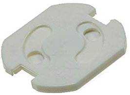 ebyreo® - Handel Kindersicherung für Schuko-Steckdosen, Steckdosensicherung selbstklebend, weiß (10)