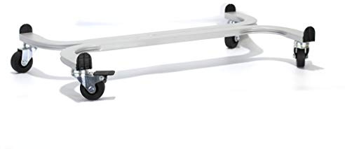 Carrello sottovaso rettangolare Speedy con ruote cm. 80 Cotto Tile -