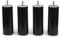 Pied 25 cm Noir Pour Sommier Cadre Bois Standard Uniquement (Tige Filetée M8)