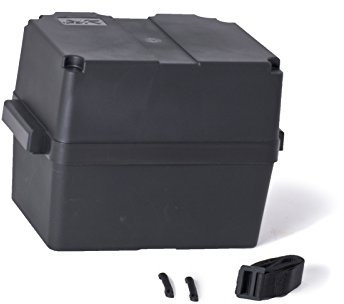 wellenshop Batteriebox mit Deckel bis 100 Ah 370 x 225 x 255 mm