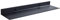 Yardwe Schwarz Schwimmende Wandregale Bad Regal Wandhalterung Regale Platzsparend Rostfrei Extra Starke Schwimmregale Lagerregal