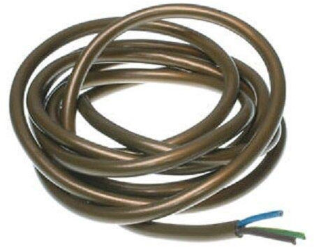 K M Electronics® 3 CORE Gold Lighting Cable Flex Wire 0.5MM 3 AMP Priced PER Meter