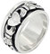 Treasure Bay Claddagh-Spinnerring für Damen und Herren, 925er Sterlingsilber, keltisches Band (U), Sterling Silber