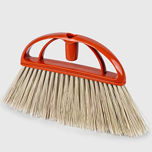 La Briantina Scopa Alta da Esterno Amicagreen, con Setole Rigide Piumate, in Materiali Riciclati