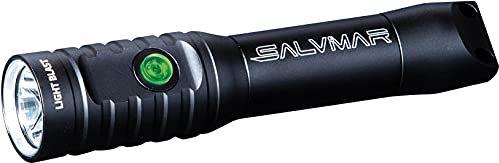 SALVIMAR Light Blast - Linterna de buceo unisex para adultos, color negro y luz clara, 158 mm
