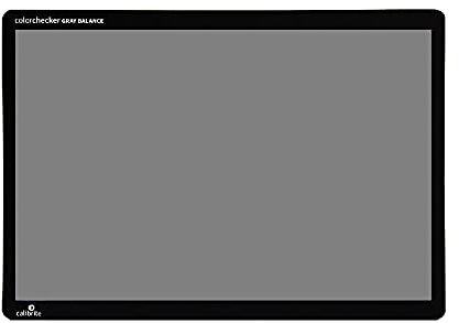 Calibrite ColorChecker Gray Balance: 18% Graukarte für korrekte Belichtung in Fotografie und Video, CCGB