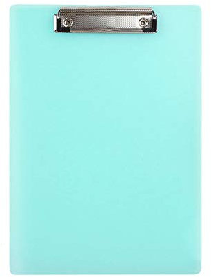 Planchettes à Pince 5 Pack A4 et Taille de la lettre Presse-papiers Plastique Suspension dossier de fichier de fichier Billets de billets de billetage multifonctionnel menu de menu de menu multiples u