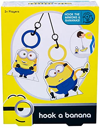 Fizz Creations - Minions Hook a Banana Game | Lustiges Partyspiel | Spiel für Kinder | Witziges Game für Paare, Freunde oder Familie | Partyspiele | Trinkspiel | Geschenk für Geburtstagsparty