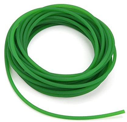 Kadimendium Polyurethan-Riemen,Grüner PU-Rundriemen mit Rauer Oberfläche Polyurethan-Rundriemenantriebsriemen(5mm*10m)