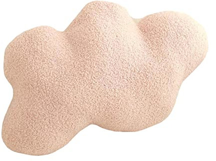 CULASIGN Wolkenkissen, Kissen Wolke Wolkenkissen Kinder Plüschkissen,Dekoratives Kissen für Kinderzimmer Couch Schlafzimmer Sofa (Rosa)