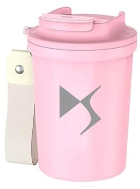 Bouteille d'eau pour Voiture avec Autocollant, pour DS 9 7 4 3 EV 9 Mug de Voyage personnalisé en Voiture avec intérieur en Acier Inoxydable