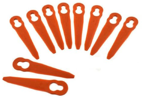 20pcs Trimmer Plastic Cutters Blades For Stihl FSA 45 For Polycut 2-2 Grass Strimmer For ST089 Lawn Mower Garden Power Tool Accessories