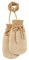 disana STRICK-HANDSCHUHE, 100% Bio-Merinowolle GOTS, IVN Best | mit gestrickter Kordel | Newborn Neugeborene Baby Unisex | Baby Erstausstattung | Made in Germany | Karamell-Natur