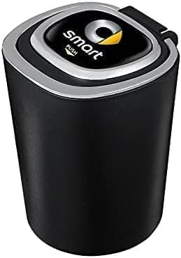 YOFAB Auto Aschenbecher für Smart Fortwo Forfour 453 451 450, Tragbarer SelbstlöSchender Hoch Flammhemmender Aschenbecher, Easy Clean Up Abnehmbarer Innenausstattung Auto Zubehör