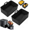 Baketron 2PCS Ninja Double Stack XL 9.5L SL400EU Silicone Moule,Upgrades Approfondir la profondeur Grande Capacité Silicone Accessoires pour Ninja SL400EU Noir