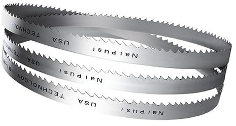 Hojas de Sierra de Cinta Hoja de Sierra Curva for Cortar Madera M42 bimetálica, Hoja de Sierra de Cinta de 1638mm, 1638x13x0,65mm, 14 TPI, Hojas de Sierra de Cinta for Manualidades.Man 1 Uds.