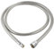 46174000 GROHE Küchenarmaturschlauch Ersatz, 59 Zoll StarLight Chrom-Finish, Ladylux Metalflex Schlauch für Grohe K4 K7, Bridge und Ladylux Cafe, Alira Spültischarmatur