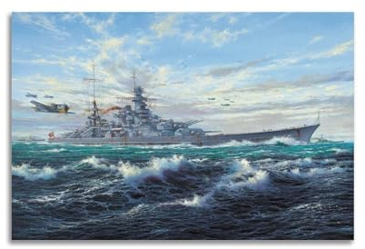 XFPMXC WW2 Vintage-Poster Schlachtschiff, Deutschland, Schlachtschiff, Scharnhorst, dekoratives Gemälde, Leinwand, Wandkunstwerke, Bild, 40 x 60 cm