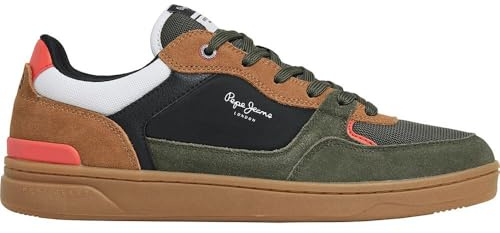 Pepe Jeans Kore Skate Lederschuhe grün
