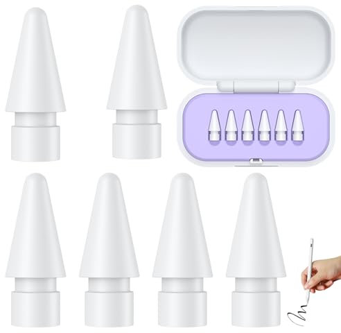 BEKKLPOU Punta per Apple Pencil 2/1 Generazione (Viola)