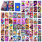 NTEVXZ Cartoon Karten,Sammelkarten Anime Solitaire,Anime Trading Cards,Anime Card,Keine Duplikate Karikaturen Comics Sammelkarten für Kindergeburtstag Party Geschenke