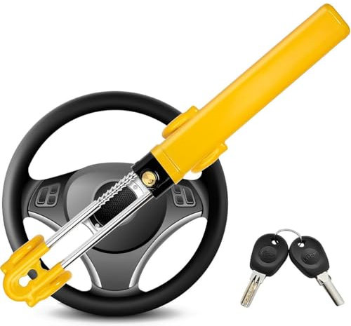 NHRGOKQC Bloqueo del Volante del Coche para Porsche 911 Turbo (996),Bloqueo del Volante con Palanca antirrobo,A