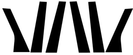 PGQSQVTXF pour R&Ange R&Over pour Evoque L538 5 Portes 2013-2018 Autocollant Noir Brillant pour Porte De Voiture Et Fenêtre