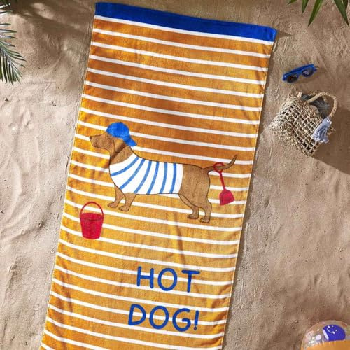 Catherine Lansfield Hot Dog Strandtücher-Paare
