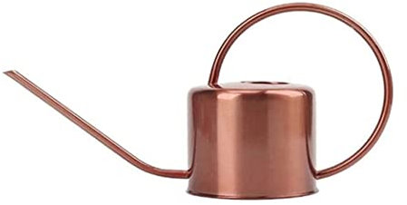 IWENZHKPA Regadera Plantas Regadera De Color Cobre Regadera De Metal con Regadera para Plantas De Pico Regadera para Plantas De Interior Regadera Regadera Bonsai(Rose Gold)