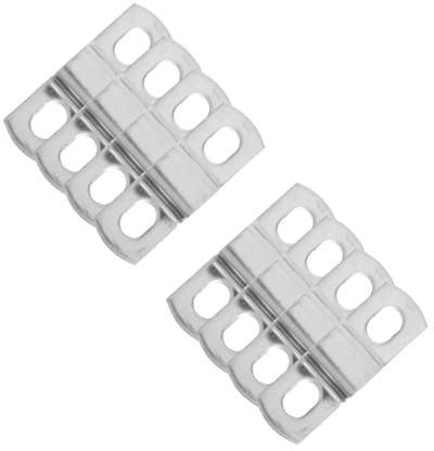 SHINEOFI 2 Sätze Klemme Halterung Für Quadratrohre Teiliges Verstellbare Rohrschellen Für Stabile Montage Und Unterstützung Für Verschiedene Rohrgrößen 4 Stücke * 2