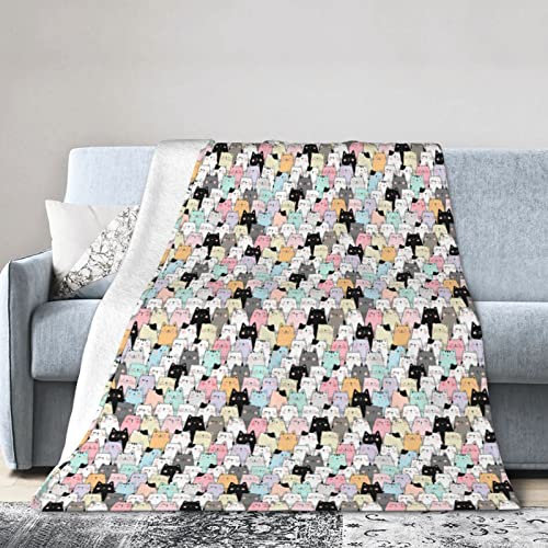HiHELLOH Niedliche superweiche, extra große Hundedecke für Mädchen, Frauen, Teenager, Kinder, Babys und Kinder, warmer und gemütlicher Überwurf für Bett, Kinderbett oder Couch, Sofa, Stuhl, Bett, Büro