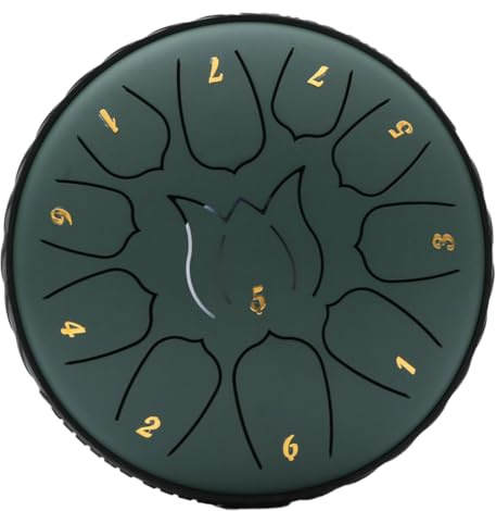 Rersduyt 6-Inch 11-Tone Rain Drum Outdoor Garden Rain Drum Waterproof Music Rain Drum Forget Friends Drum Adult Handheld Drum,D