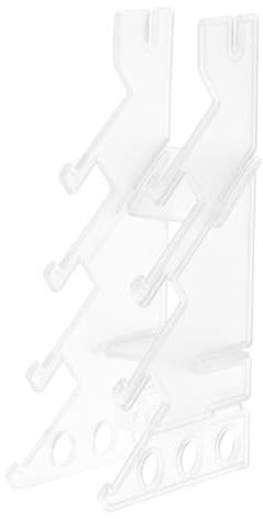 CORHAD Finger Skateboard Ständer aus Kunststoff Platzsparende Aufbewahrung für Finger Skates Einfache Montage Einzigartiges Design für Zuhause und Vitrine